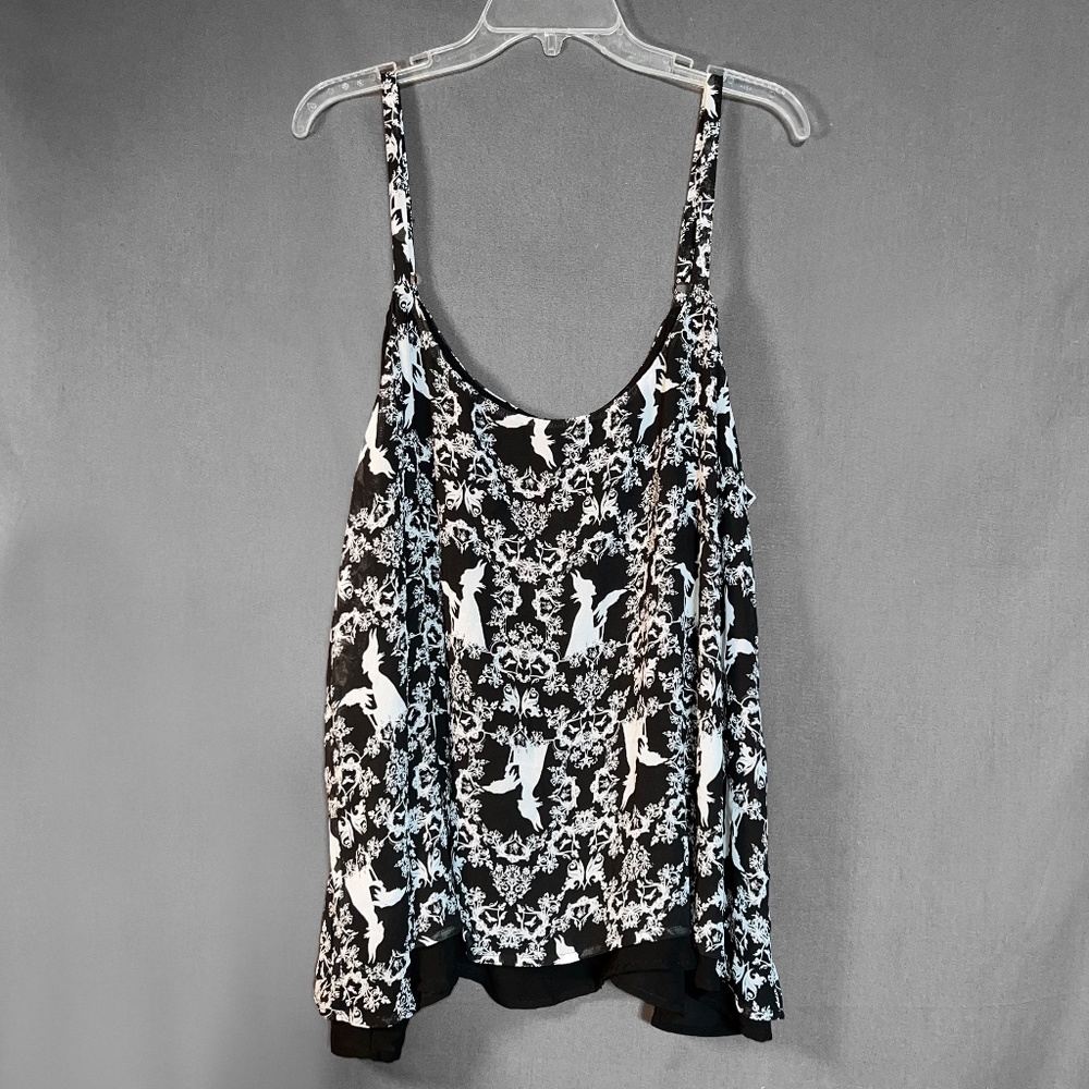 Torrid x Disney Maleficient Print Chiffon Tank Top